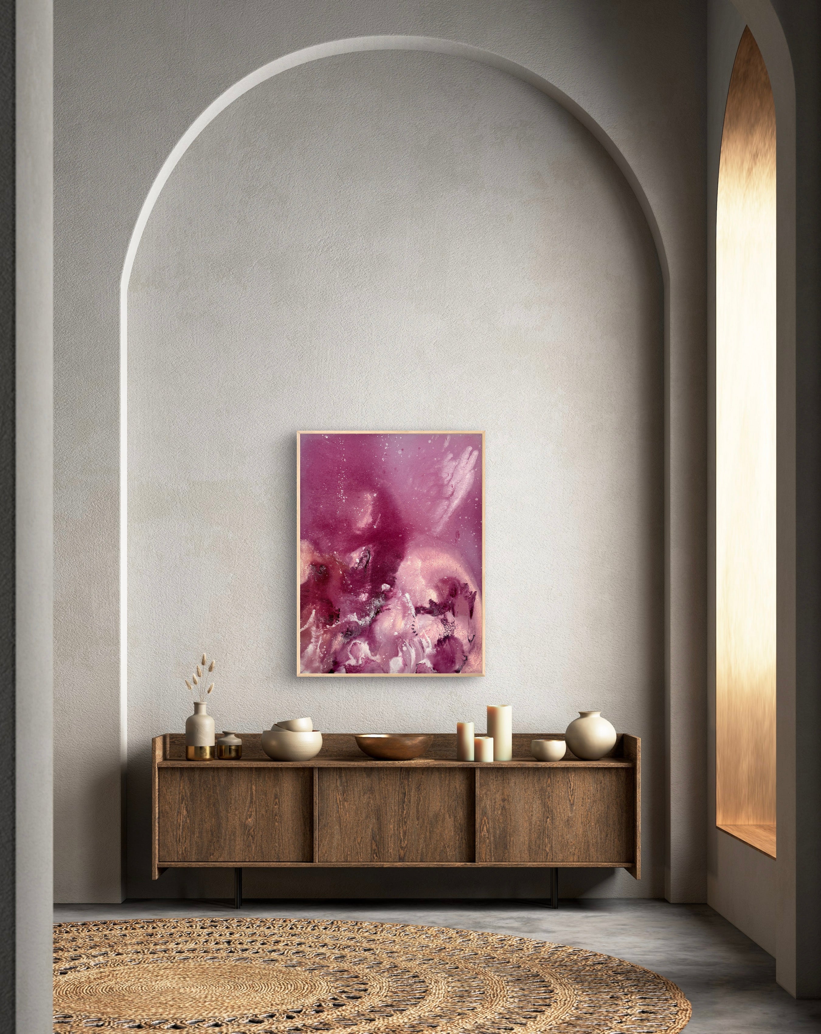 Abstrakte Kunstwerke mit Ausdruck & Tiefe aus Wiesbaden. Sophie Drummer für Sammler & zeitgenössisches Interior.