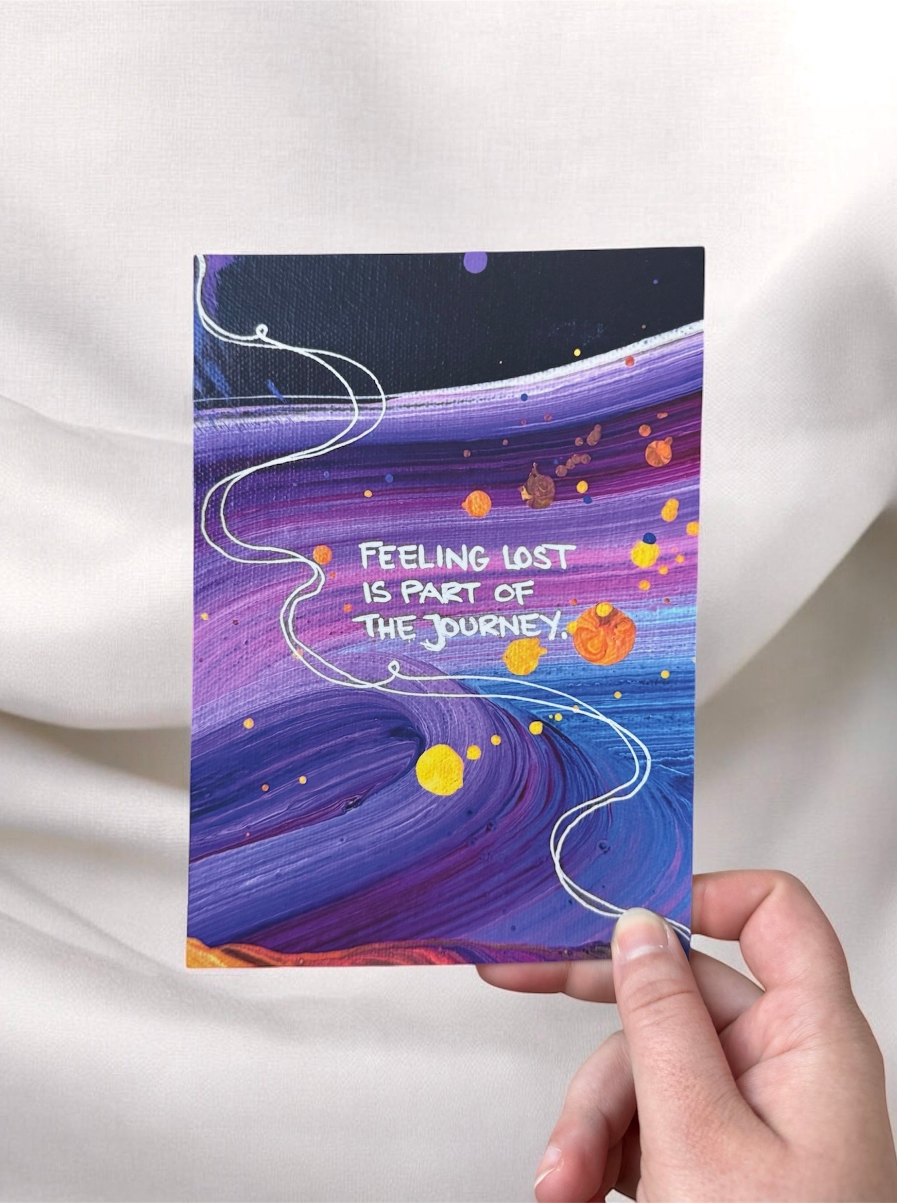postcard THE JOURNEY