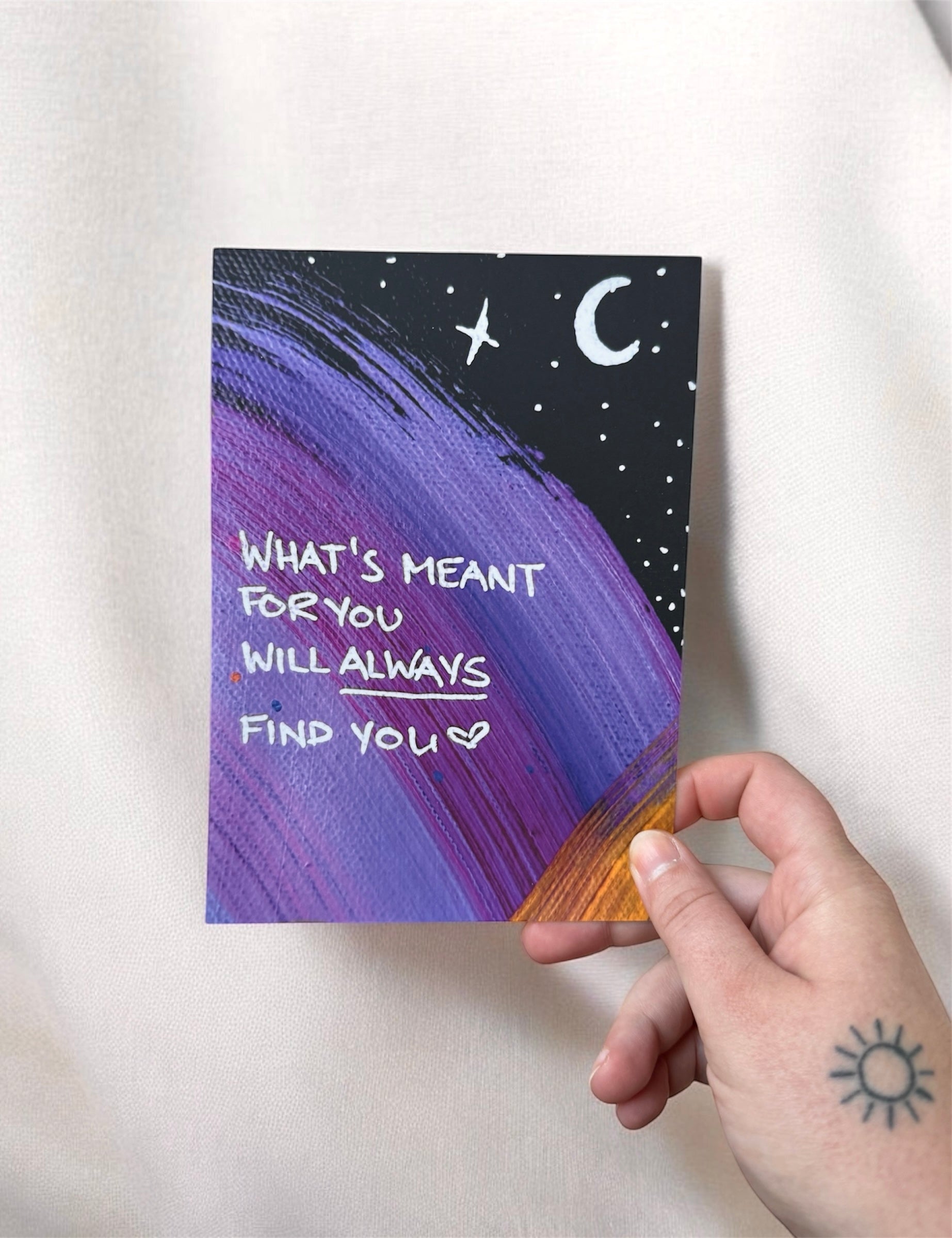 Postcard WHATS MEANT TO BE