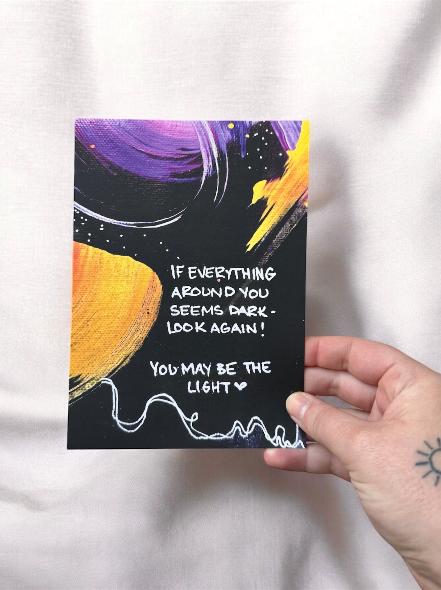 Postcard YOU MAY BE THE LIGHT