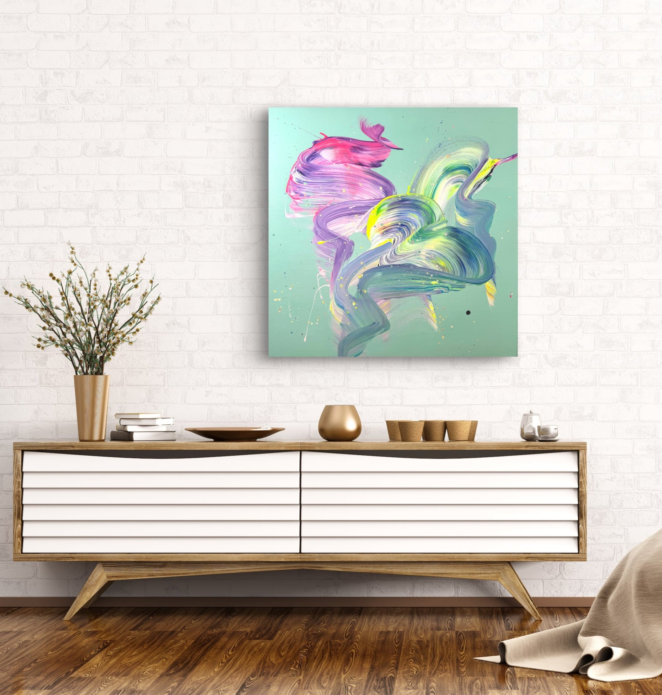 ateliersophie, atelier Sophie, Kunstwerk, Abstrakte Kunst, Wiesbaden, abstract art, interior design, Inneneinrichtung, Dekoration