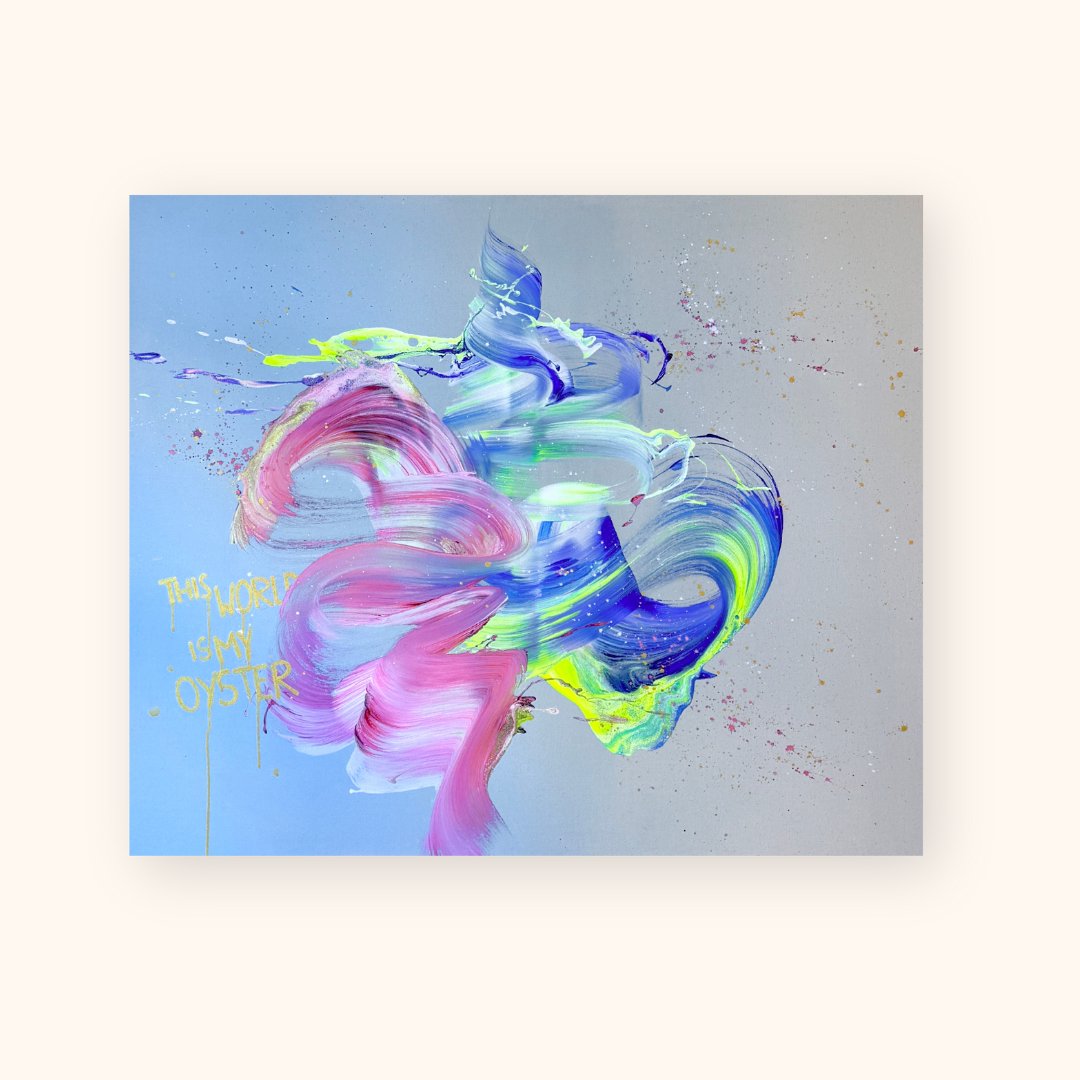 Abstrakte Kunst aus Wiesbaden von Sophie Drummer. Zeitgenössische Malerei voller Ausdruck, Tiefe & Gefühl für Sammler und Interior Liebhaber