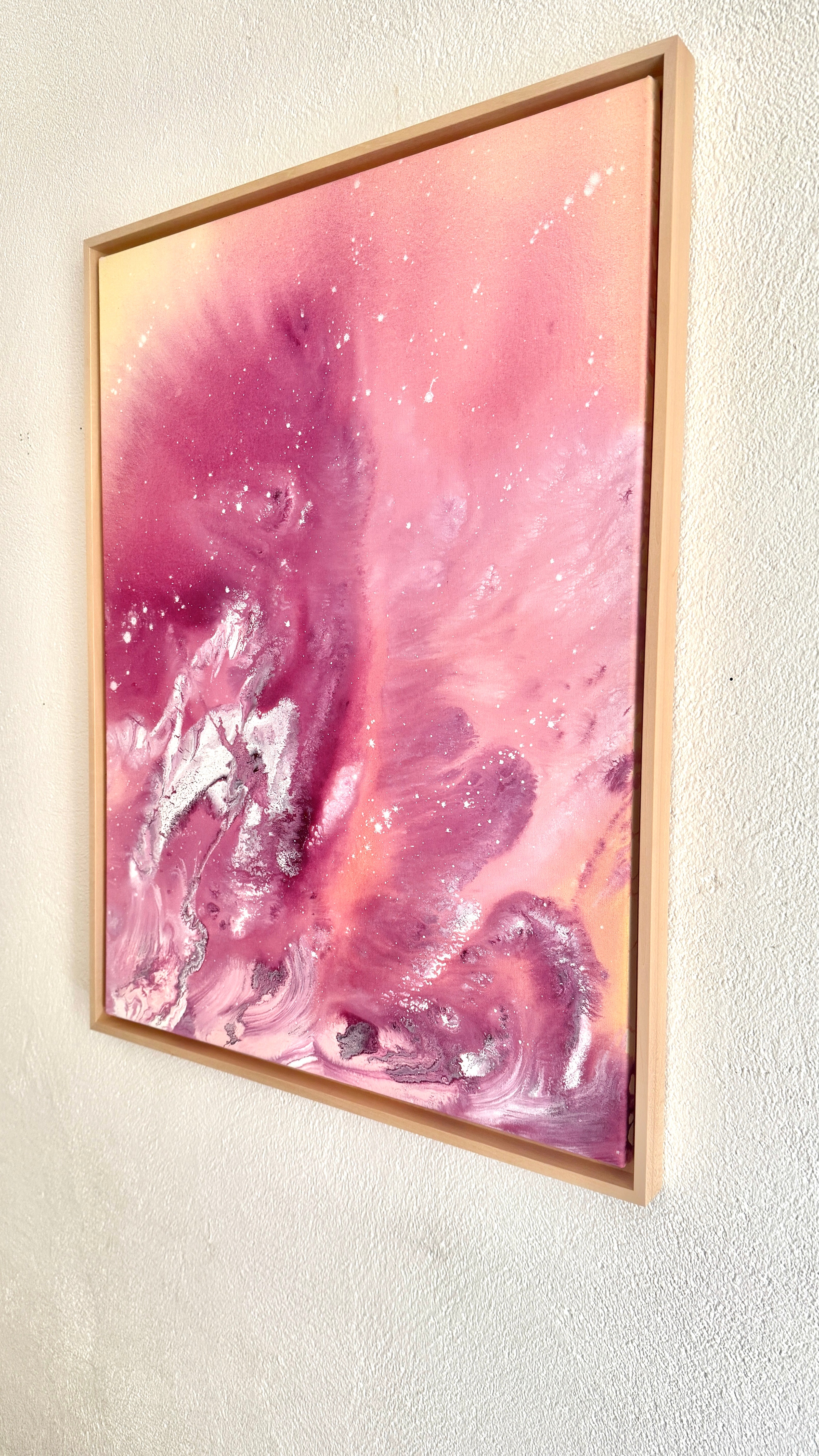 Zeitgenössische abstrakte Kunst inspiriert vom Universum. Cosmic Collection für Sammler & Interior.