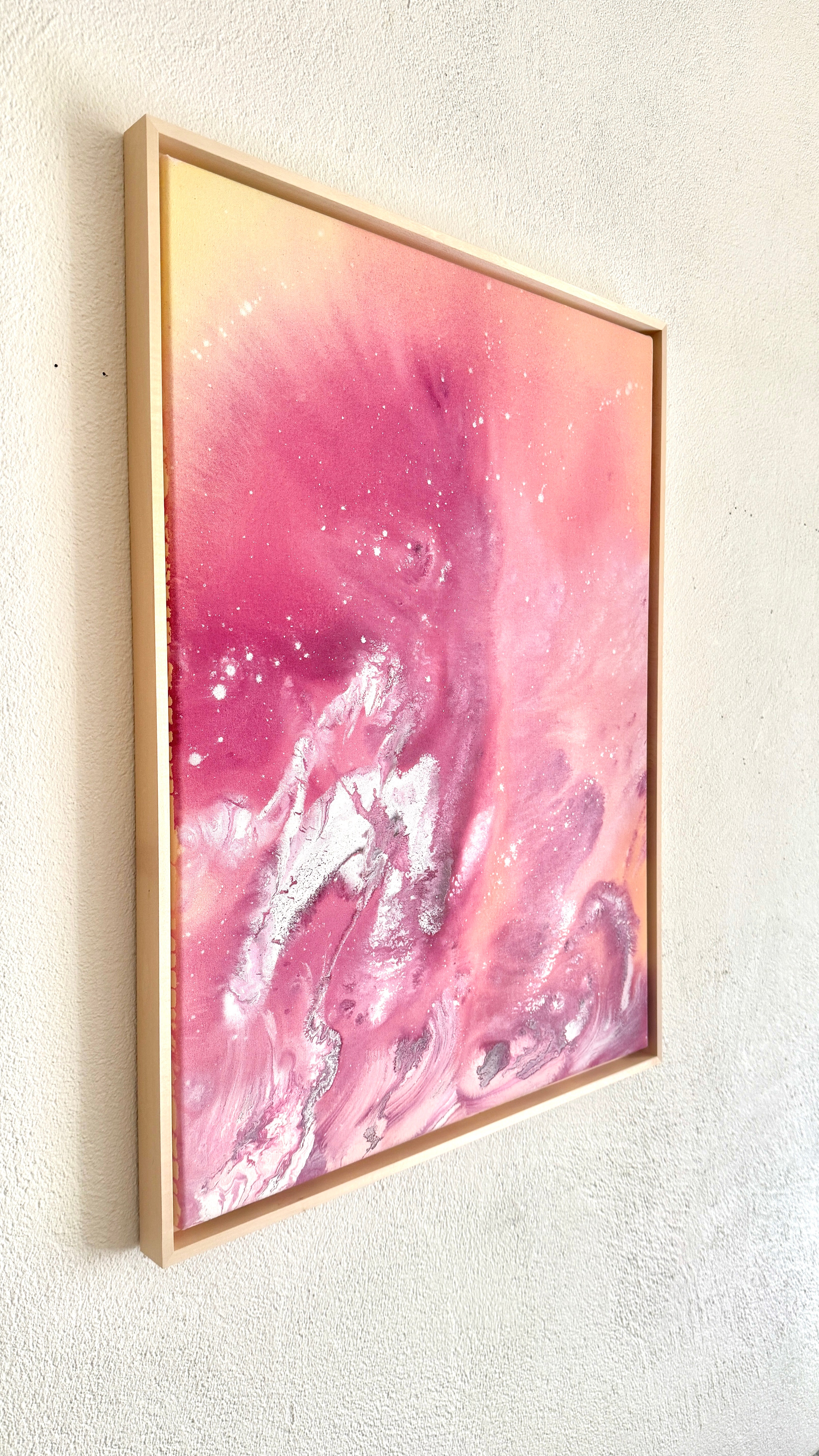 Zeitgenössische Kunst aus Wiesbaden, inspiriert von Weltraumteleskop Bildern. Voller Verbundenheit und Dynamik. 
